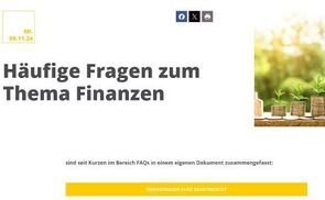 Finanzfragen der Pfarrgemeinden beantwortet durch die diözesane Stabstelle