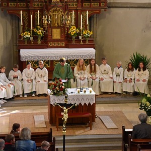 Ministrantenaufnahme in der Pfarrkirche