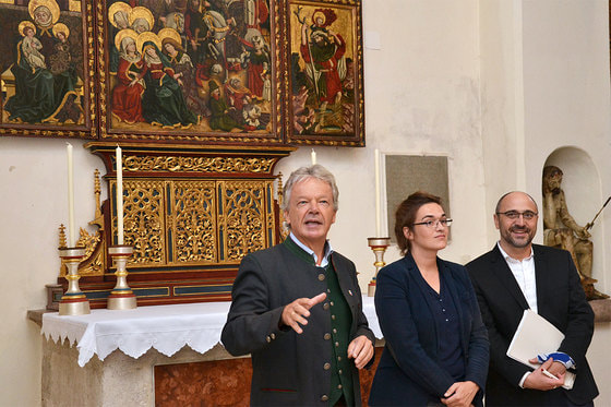 Hallstätter Altarbilder wieder „daheim“ in der Pfarrkirche / (c) Diözese Linz / Appenzeller Hallstätter Altarbilder wieder „daheim“ in der Pfarrkirche