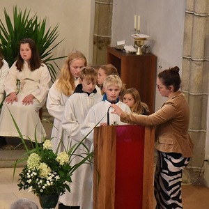 Ministrantenaufnahme in der Pfarrkirche