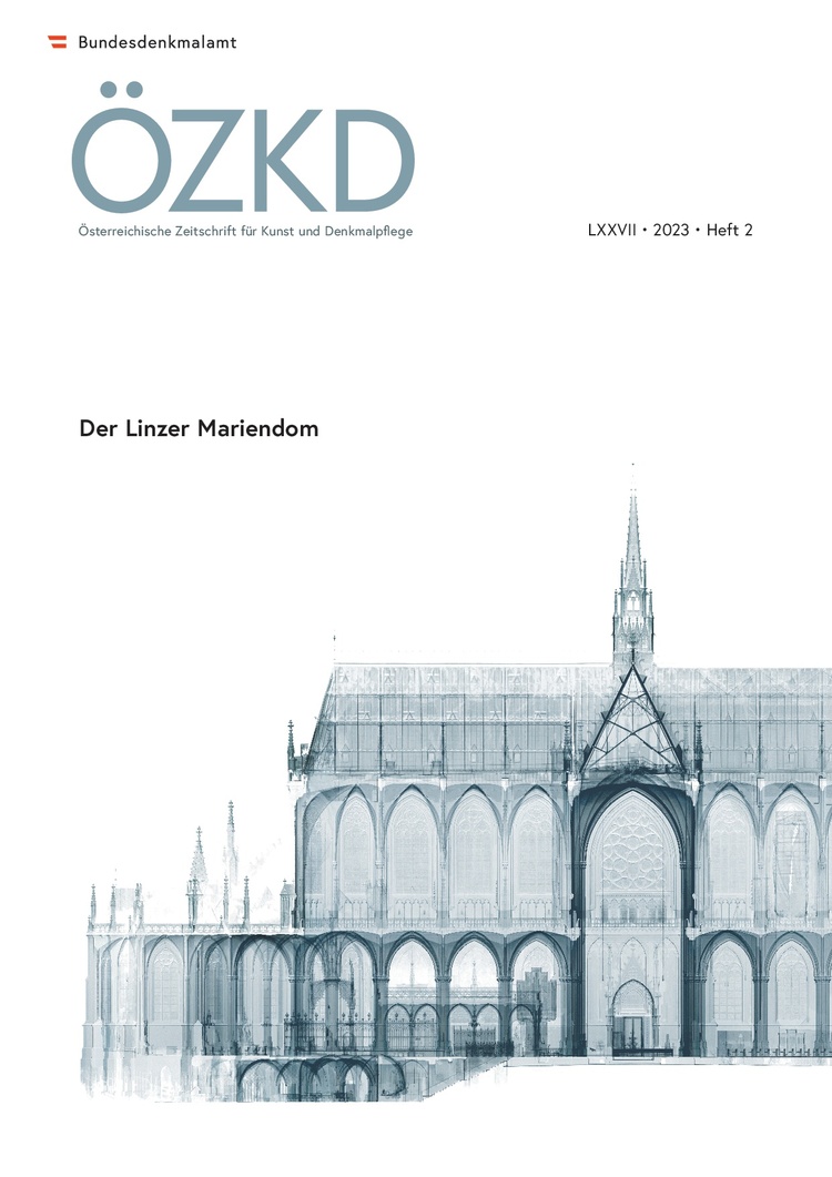 -	Band LXXVII der Österreichischen Zeitschrift für Kunst und Denkmalpflege (ÖZKD): Der Linzer Mariendom