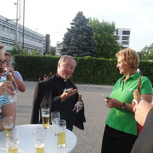 Abpfiff in der Brauerei Freistadt Juni 2018 zur Visitation 2018