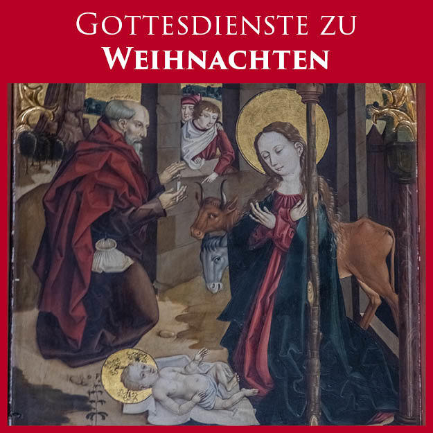 Abbildung der Geburt Jesu am Kirchdorfer Marienaltar