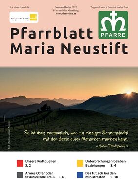 Pfarrblatt Sommer Herbst 2022