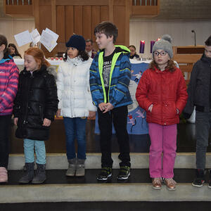 Vorstgellgottesdienst der Erstkommunionkinder am 11. März 2018