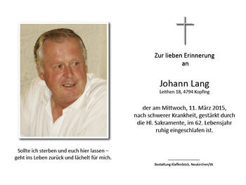 Johann Lang