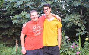 Christian Heizinger (l.) und Stefan Kranawetter, die beiden neuen Volontäre aus Oberösterreich. 