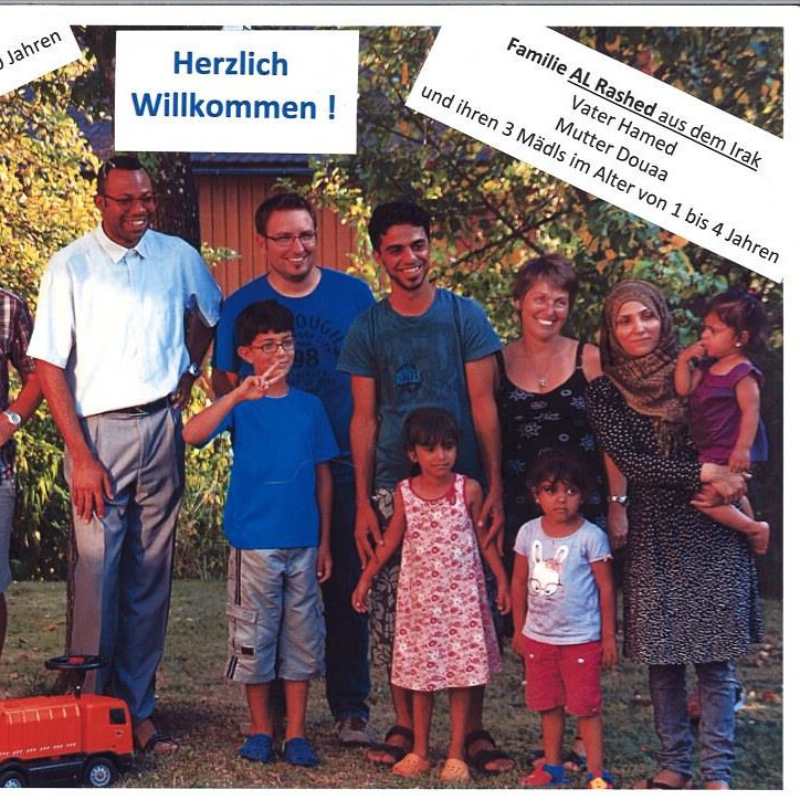 Flüchtlingsfamilie