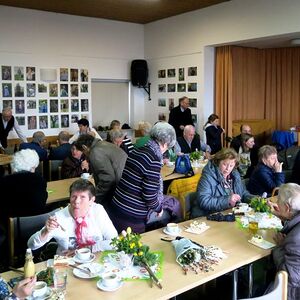 Osterbasar und Pfarrcafe der Goldhaubengruppe St. Magdalena am Palmsonntag 2023