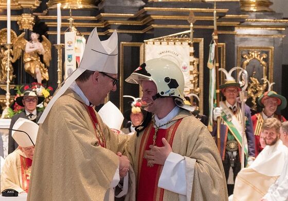 Leopold Baumberger / © Stift Wilten / Reinhold Sigl Abtbenediktion