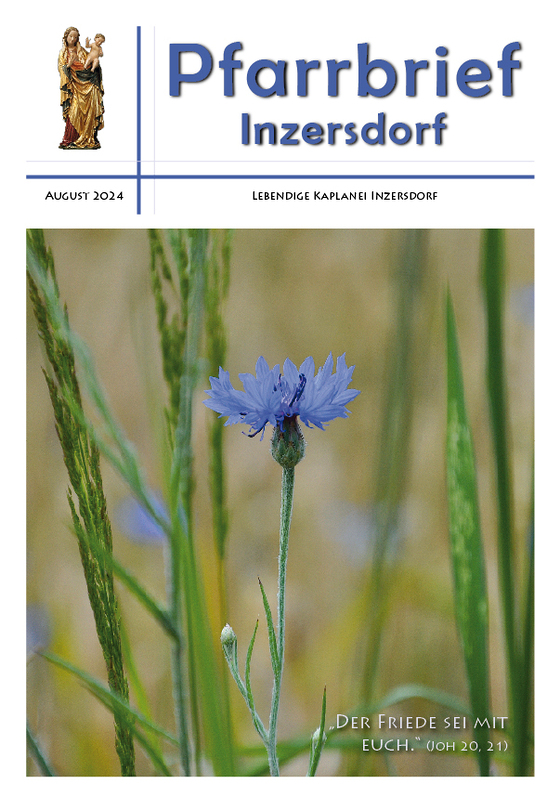 Titelblatt Pfarrbrief August 2024