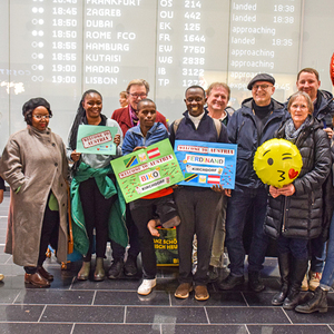 Ankunft Biko Flughafen Wien