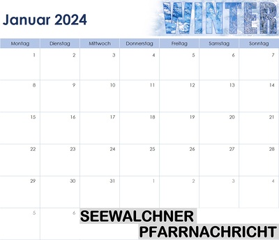 Pfarrnachricht Jänner 2025