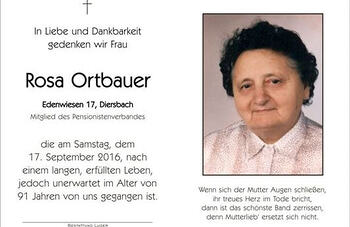 Rosa Ortbauer