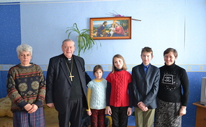 Bischof Ludwig Schwarz in Belarus (Weißrussland)