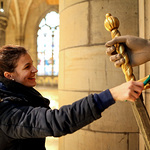 Polieren im Mariendom