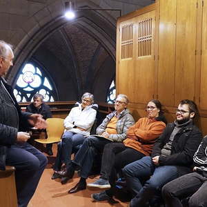 Teilnehmerinnen und Teilnehmer des ORGEL.SEMINARs „Rudigierorgel hautnah!“