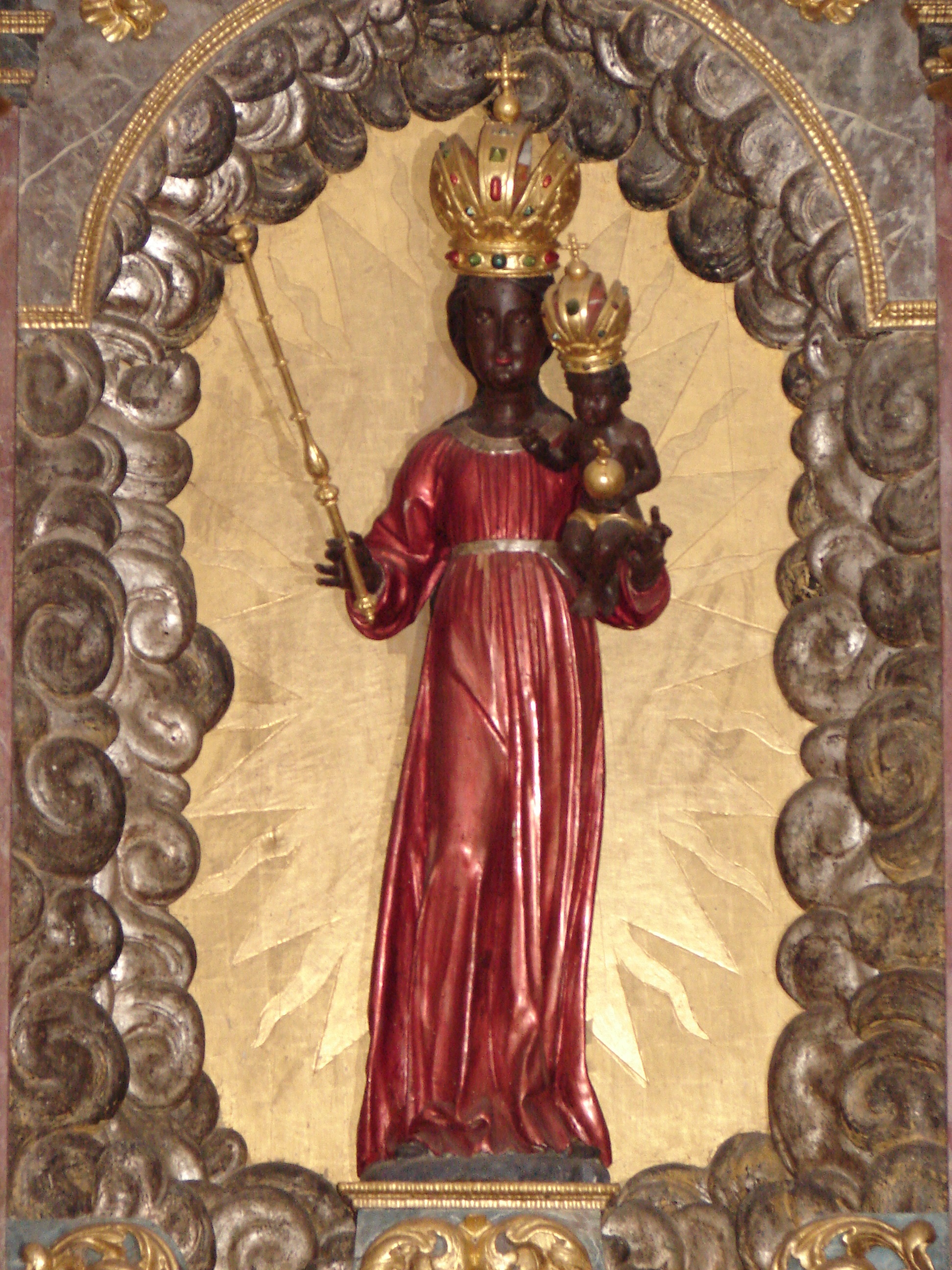 Schwarze Madonna von Einsiedeln                       