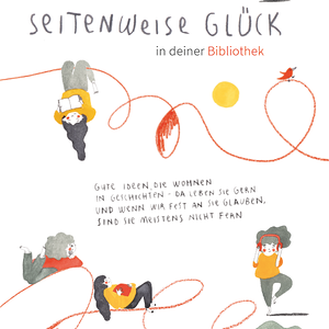 'Seitenweise Glück' Plakat