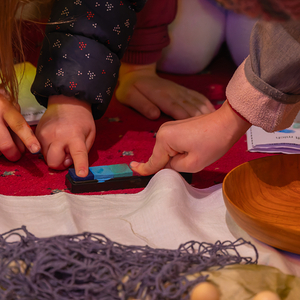 Kinderkirche in der Fastenzeit zum Thema Jesus ruft mich