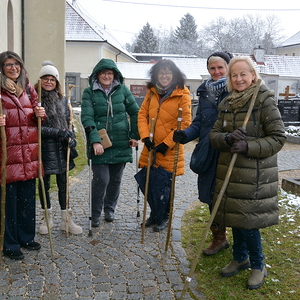 Aktion Pilgerstäbe des Fachteams Ökologie und KMB