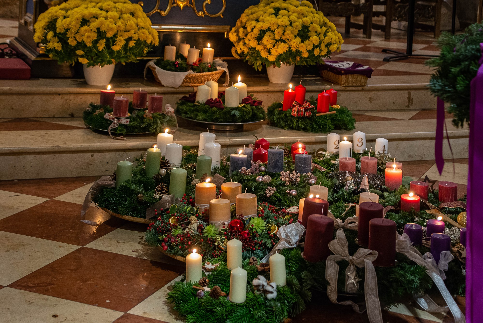 Adventkranzweihe in St.Peter/Har