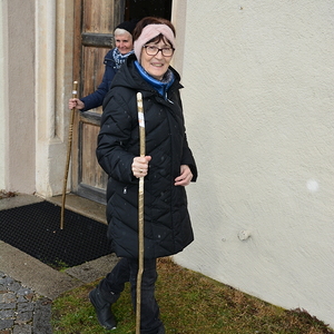 Aktion Pilgerstäbe des Fachteams Ökologie und KMB