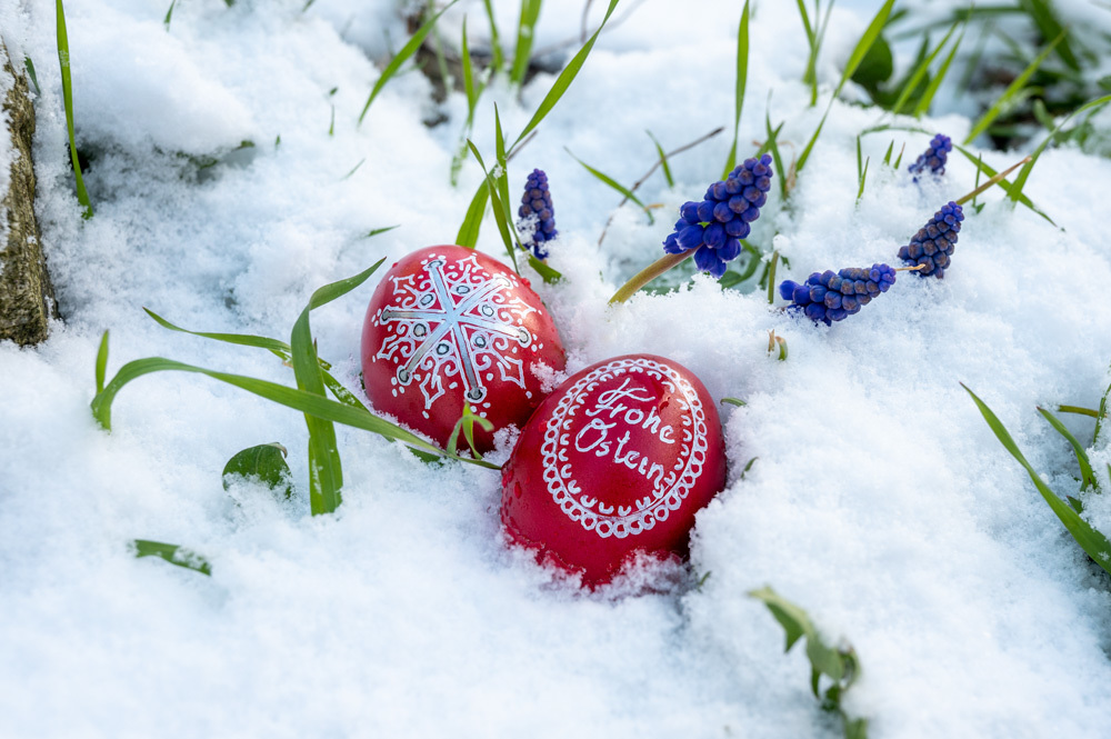 Ostern im Schnee