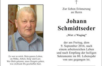 Johann Schmidseder