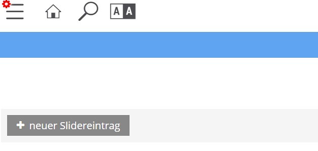 neuer Slidereintrag