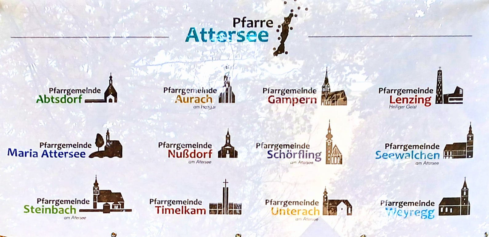 Logos der Pfarrgemeinden / Markus Himmelbauer