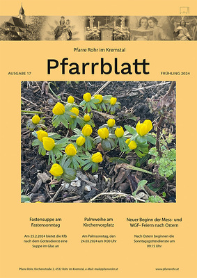 Pfarrblatt Frühling 2024