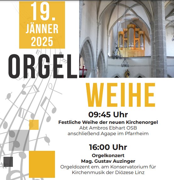 Orgelweihe