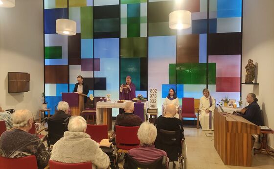 Gottesdienst im Pflegeheim Sonnenhof