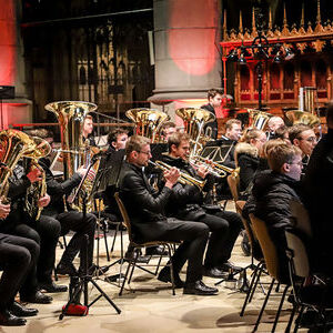 Anlässlich 100 Jahre Mariendom fand am 24. November 2024 ein Benefizkonzert des Landesjugendblasorchesters im Mariendom statt.