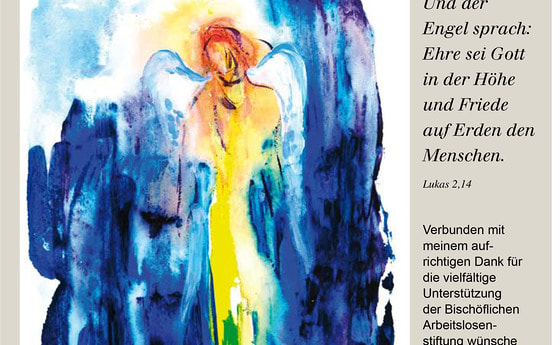 Acrylbild von Edith Rohrhofer / © Bischöfliche Arbeitslosenstiftung