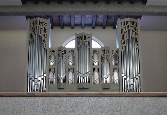 Kögler-Orgel in der katholischen Pfarrkirche Wels-Heilige Familie