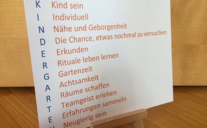 Kindergarten heißt