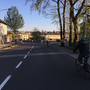 Mit dem Fahrrad zum Auferstehungsgottesdienst