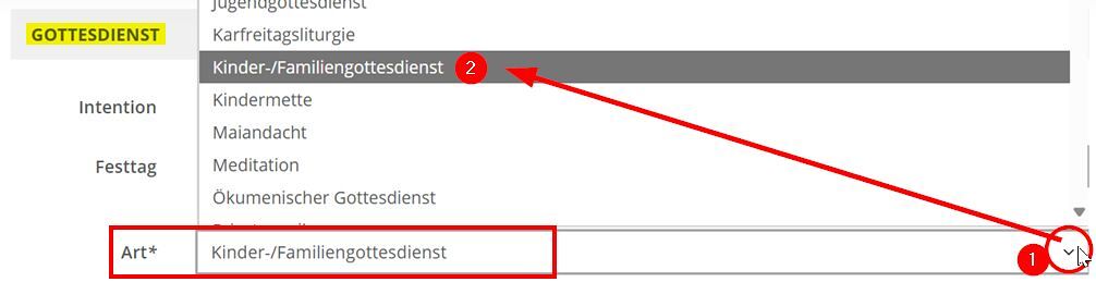 Kalender - Gottesdienstart / © FB Kommunikation Kalender - Gottesdienstart