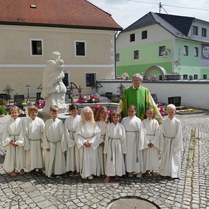 Aufnahme MinistrantInnen, Pfarre Sarleinsbach