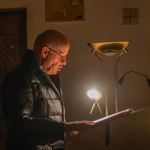 Die Feier der Osternacht in der Pfarre Kirchdorf/Krems.