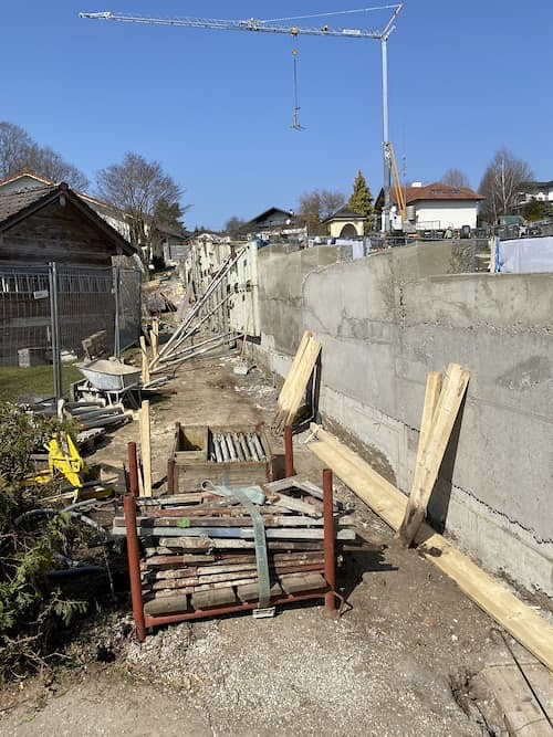 Friedhofsmauer in Mehrnbach