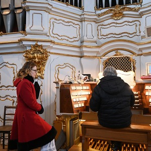 Besuch im Stift St. Florian an der Brucknerorgel