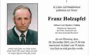 Franz Holzapfel