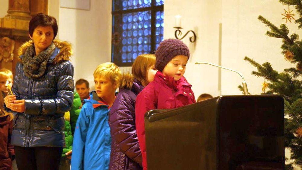 Kinder-Weihnachtsandacht in Eidenberg - Kath. Kirche in OÖ