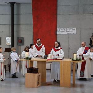 gemeinsamer Gottesdienst St. Quirinus und Marcel Callo