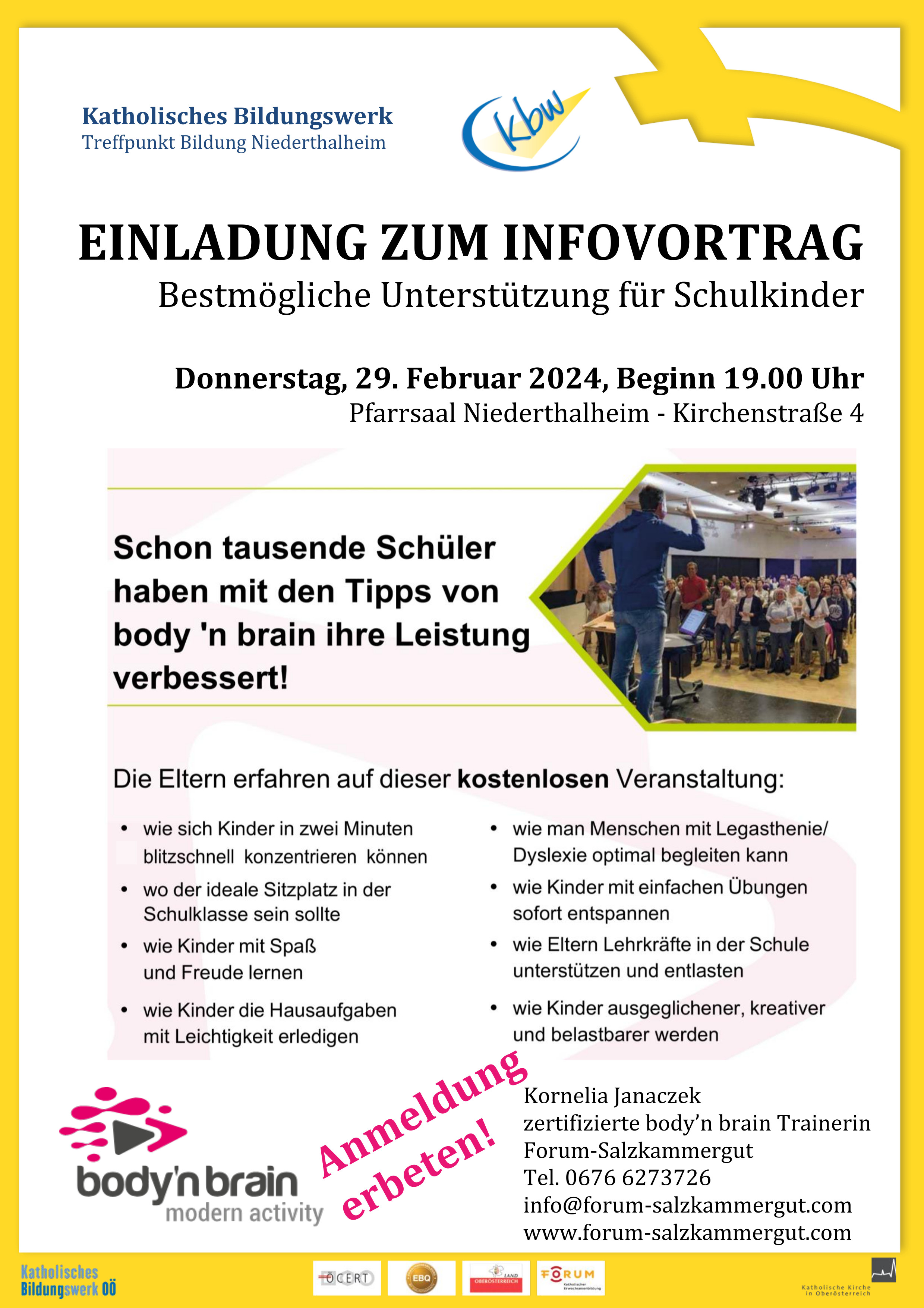 Einladungsflyer