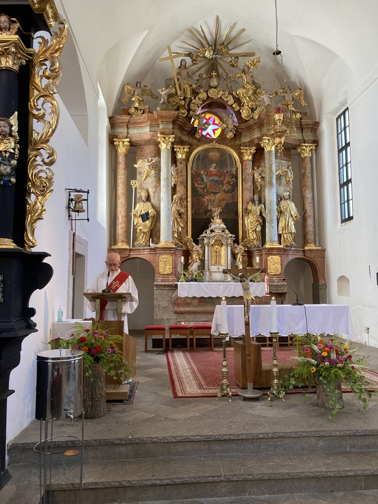 In der Kirche