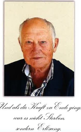 Franz Lindner / Bestattung Holzinger Franz Lindner